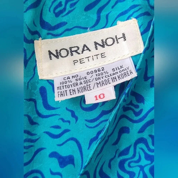 Nora Noa Blue Dress  Vintage Petite 10 - Picture 3 of 10